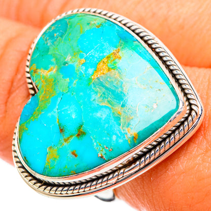 Chrysocolla Rings handcrafted by Ana Silver Co - RING109832