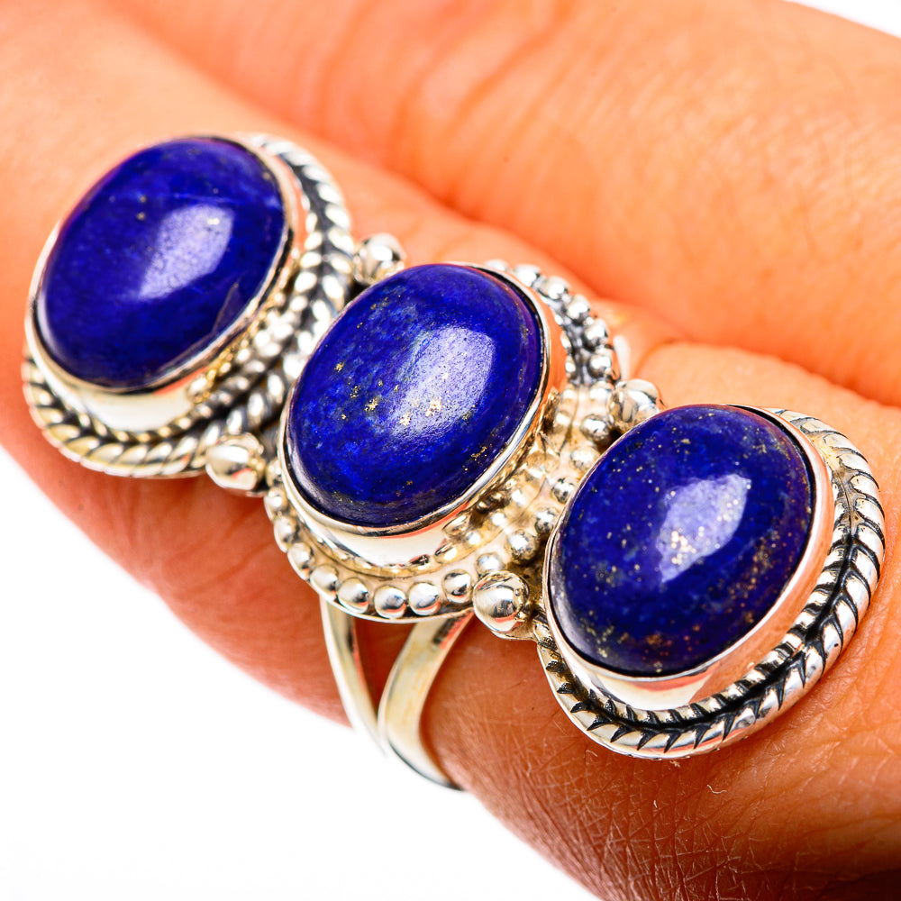 Lapis Lazuli Rings handcrafted by Ana Silver Co - RING109833