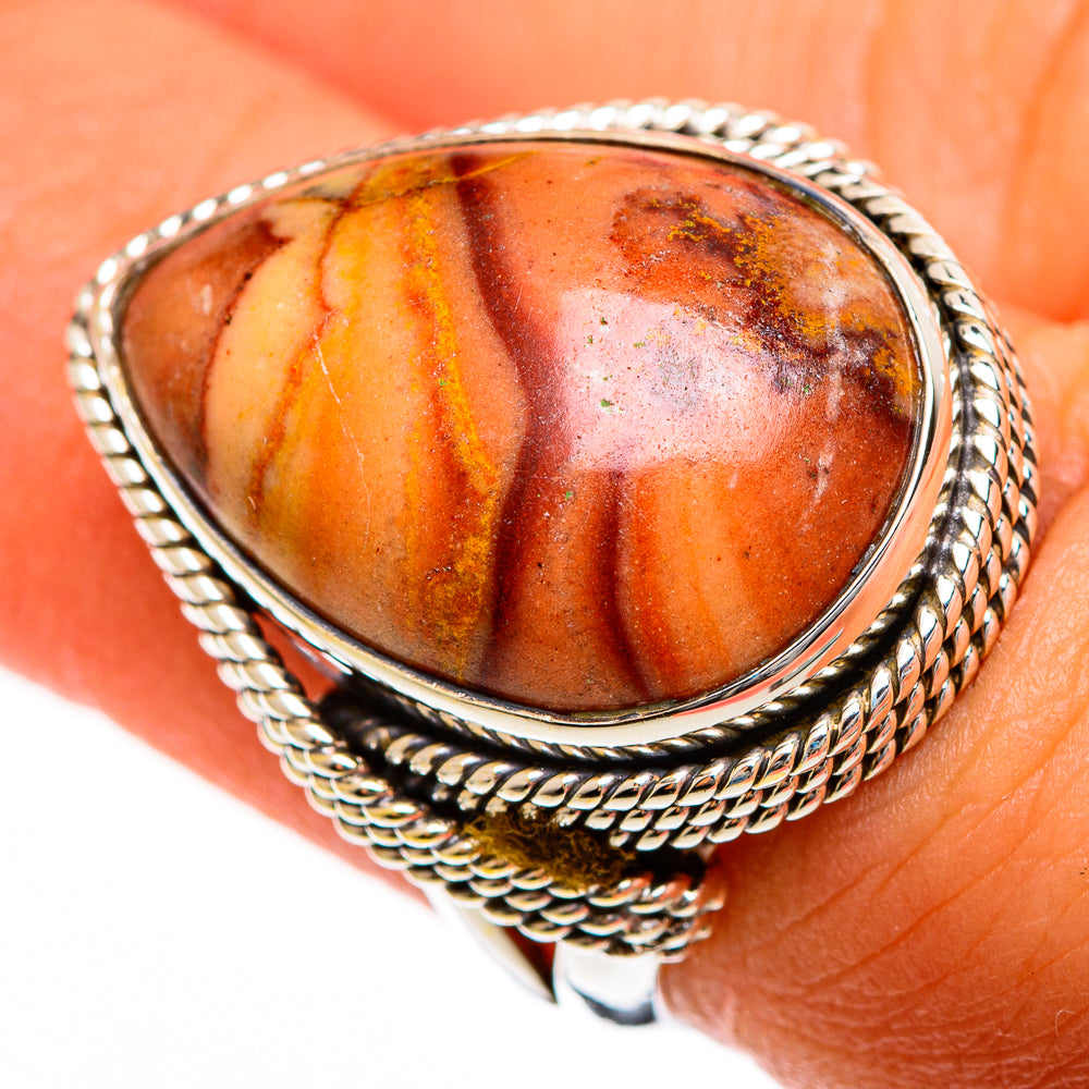 Mookaite Rings handcrafted by Ana Silver Co - RING109851