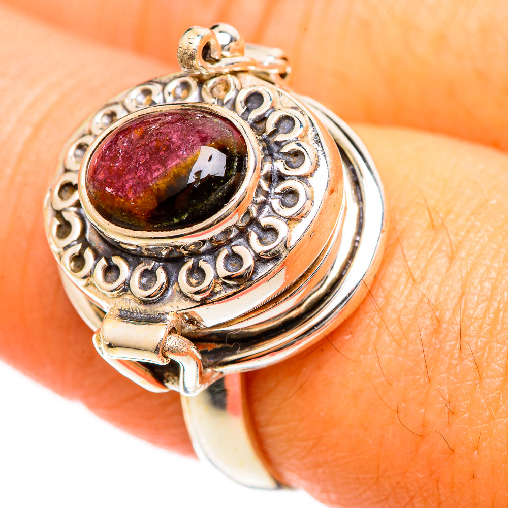 Russian Eudialyte Rings handcrafted by Ana Silver Co - RING109854