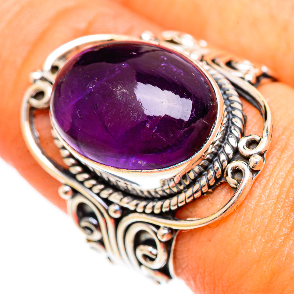 Amethyst Rings handcrafted by Ana Silver Co - RING109856