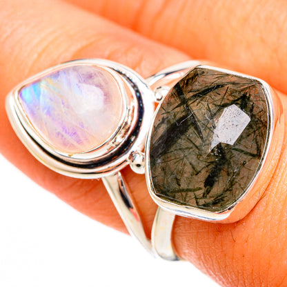 Tourmalinated Quartz Rings handcrafted by Ana Silver Co - RING109862