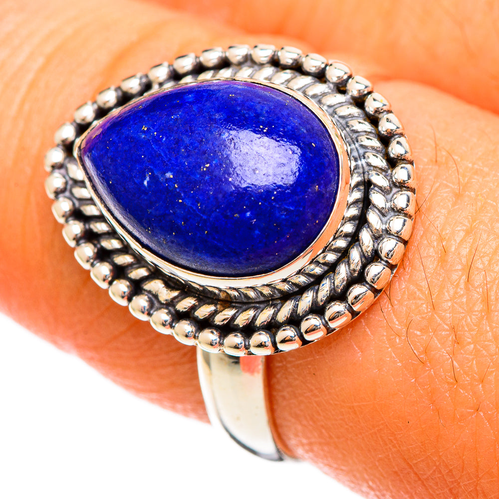 Lapis Lazuli Rings handcrafted by Ana Silver Co - RING109873