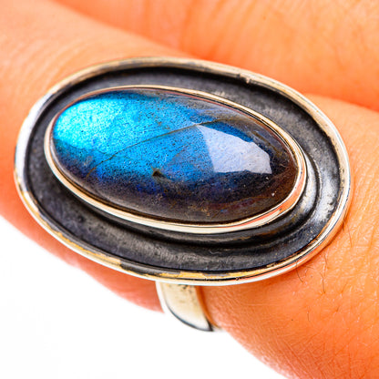 Labradorite Rings handcrafted by Ana Silver Co - RING109875