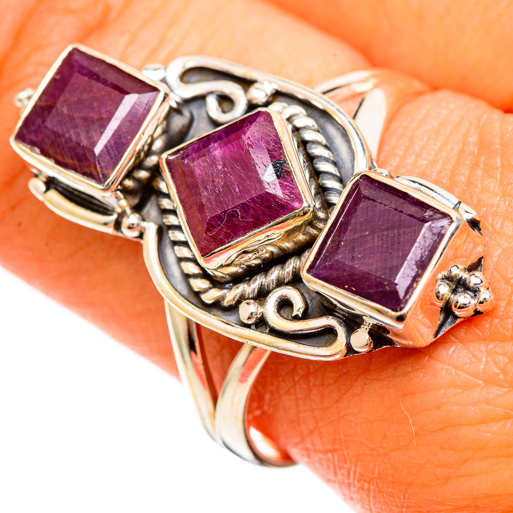Ruby Rings handcrafted by Ana Silver Co - RING109883