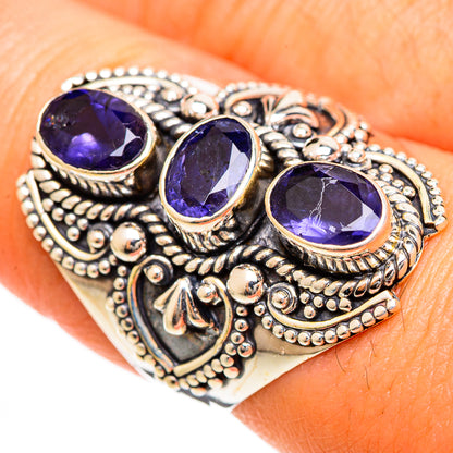 Violet Spinel Rings handcrafted by Ana Silver Co - RING109886