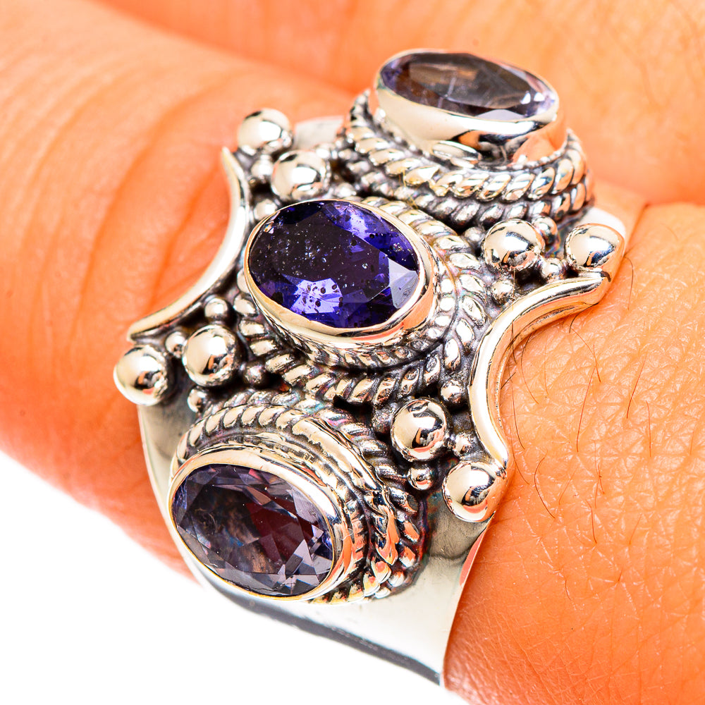 Violet Spinel Rings handcrafted by Ana Silver Co - RING109887