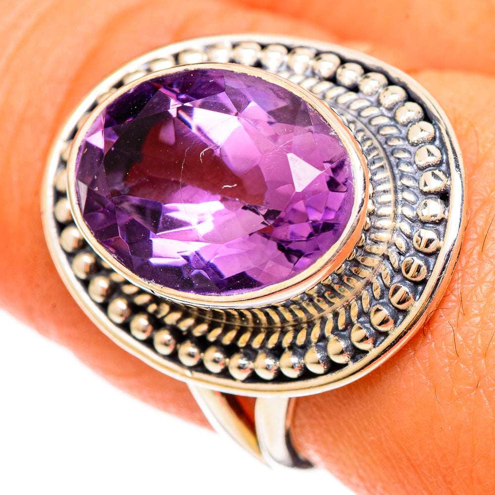 Amethyst Rings handcrafted by Ana Silver Co - RING109888
