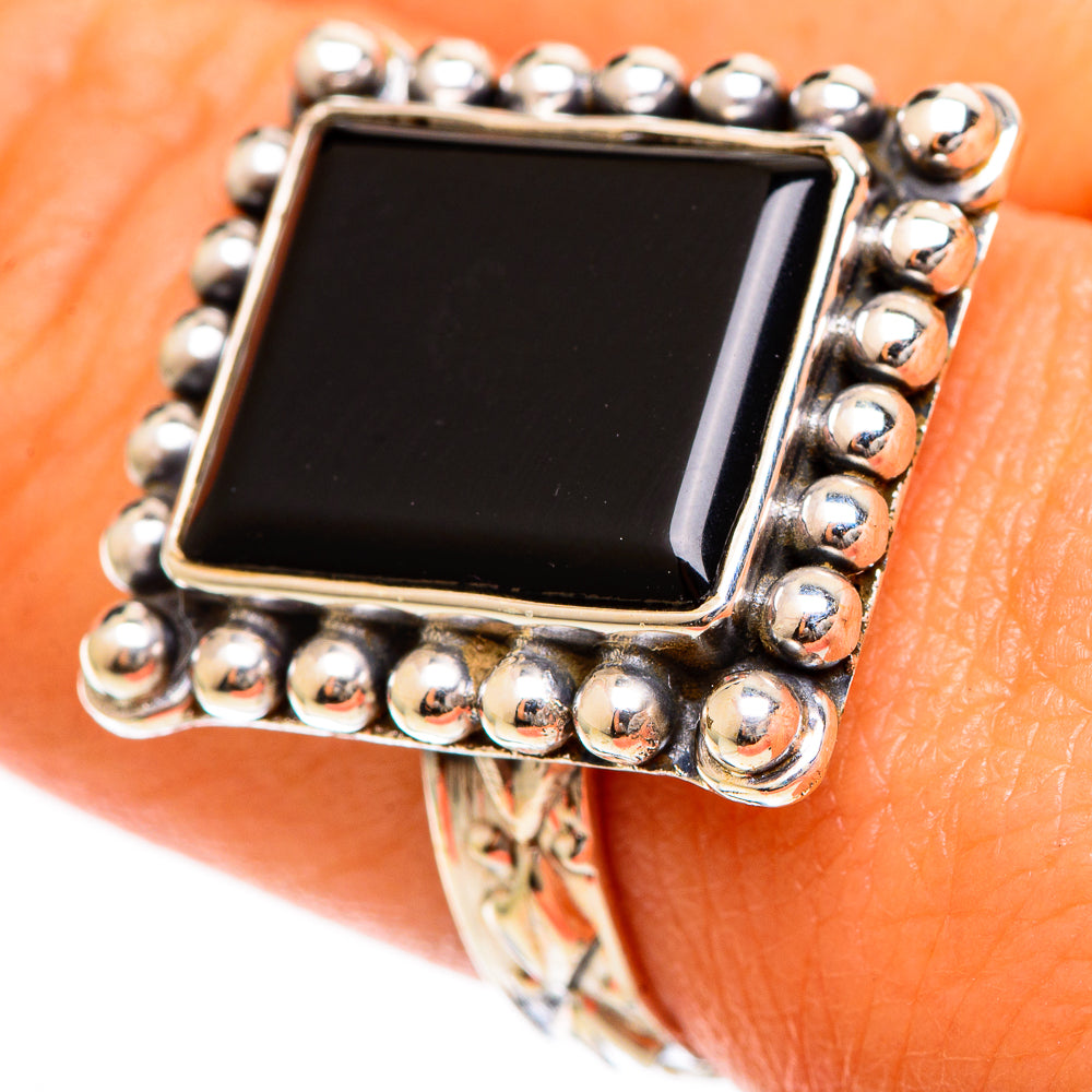 Black Onyx Rings handcrafted by Ana Silver Co - RING109891