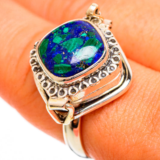 Azurite Rings handcrafted by Ana Silver Co - RING109899
