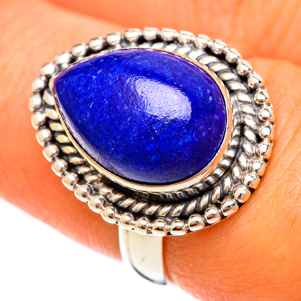 Lapis Lazuli Rings handcrafted by Ana Silver Co - RING109901