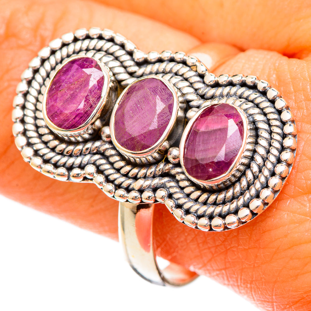 Ruby Rings handcrafted by Ana Silver Co - RING109913