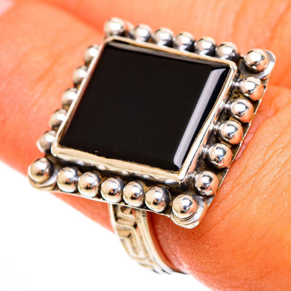 Black Onyx Rings handcrafted by Ana Silver Co - RING109920