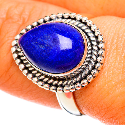 Lapis Lazuli Rings handcrafted by Ana Silver Co - RING109930