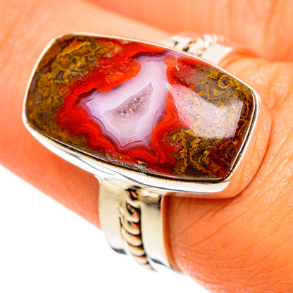 Moroccan Agate Rings handcrafted by Ana Silver Co - RING109939