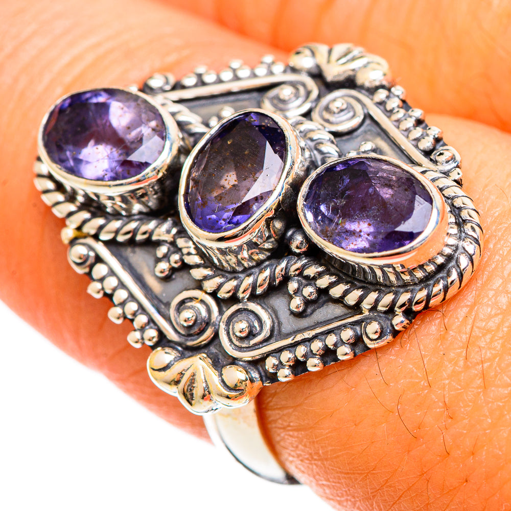 Violet Spinel Rings handcrafted by Ana Silver Co - RING109944