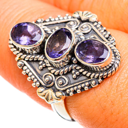 Violet Spinel Rings handcrafted by Ana Silver Co - RING109944