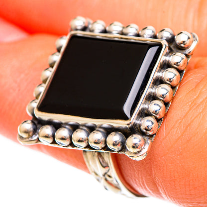 Black Onyx Rings handcrafted by Ana Silver Co - RING109949