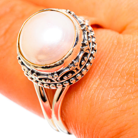 Cultured Pearl Rings handcrafted by Ana Silver Co - RING109955