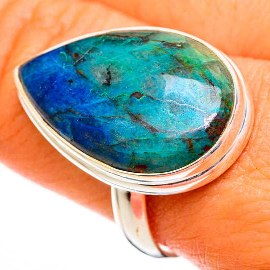 Azurite Rings handcrafted by Ana Silver Co - RING109956