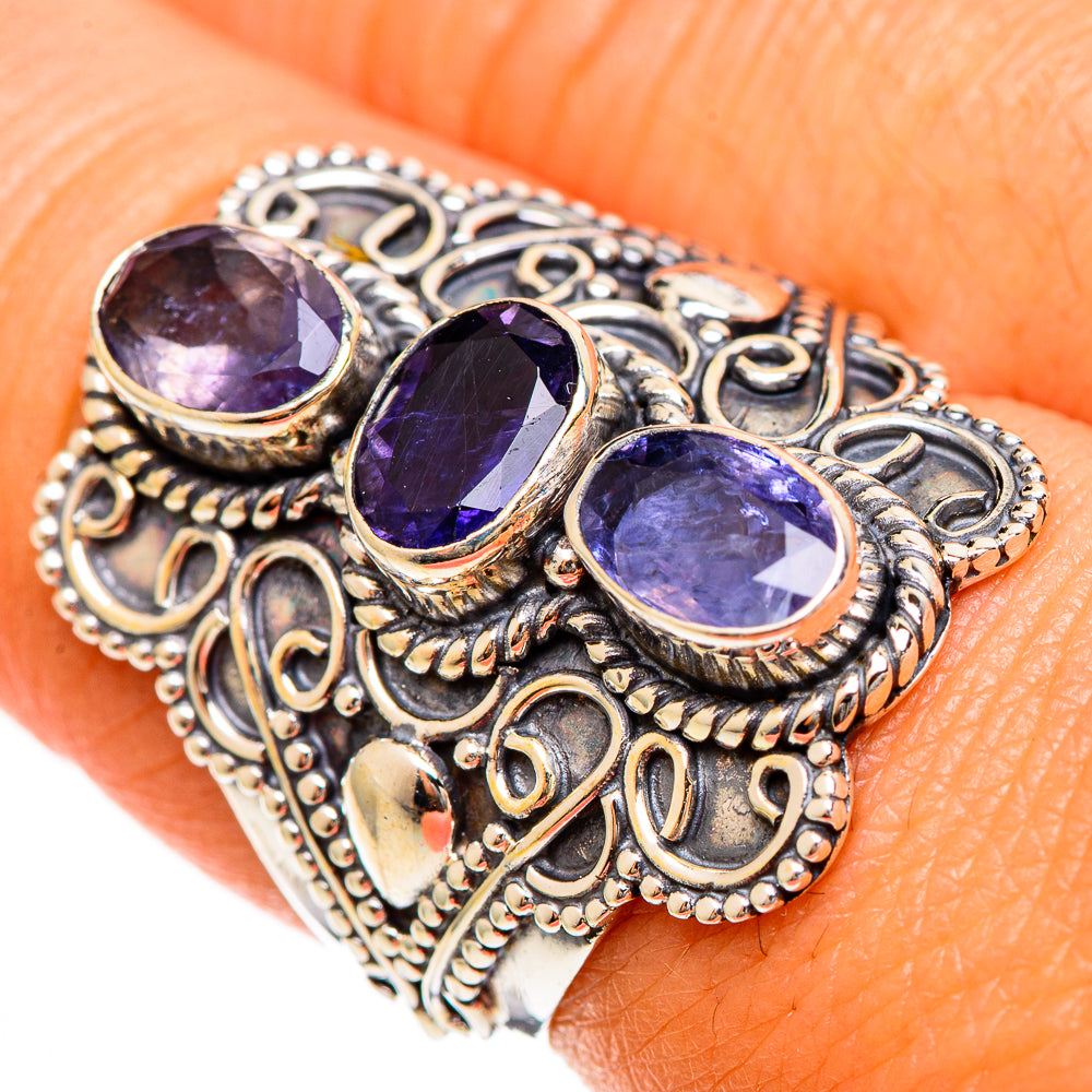 Violet Spinel Rings handcrafted by Ana Silver Co - RING109967