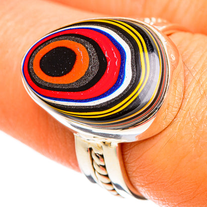 Fordite Rings handcrafted by Ana Silver Co - RING109980