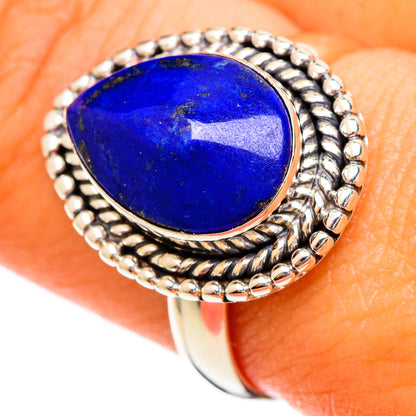 Lapis Lazuli Rings handcrafted by Ana Silver Co - RING109985