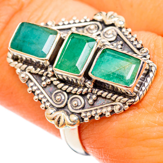 Emerald Rings handcrafted by Ana Silver Co - RING109987