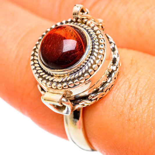 Red Tiger Eye Rings handcrafted by Ana Silver Co - RING109992