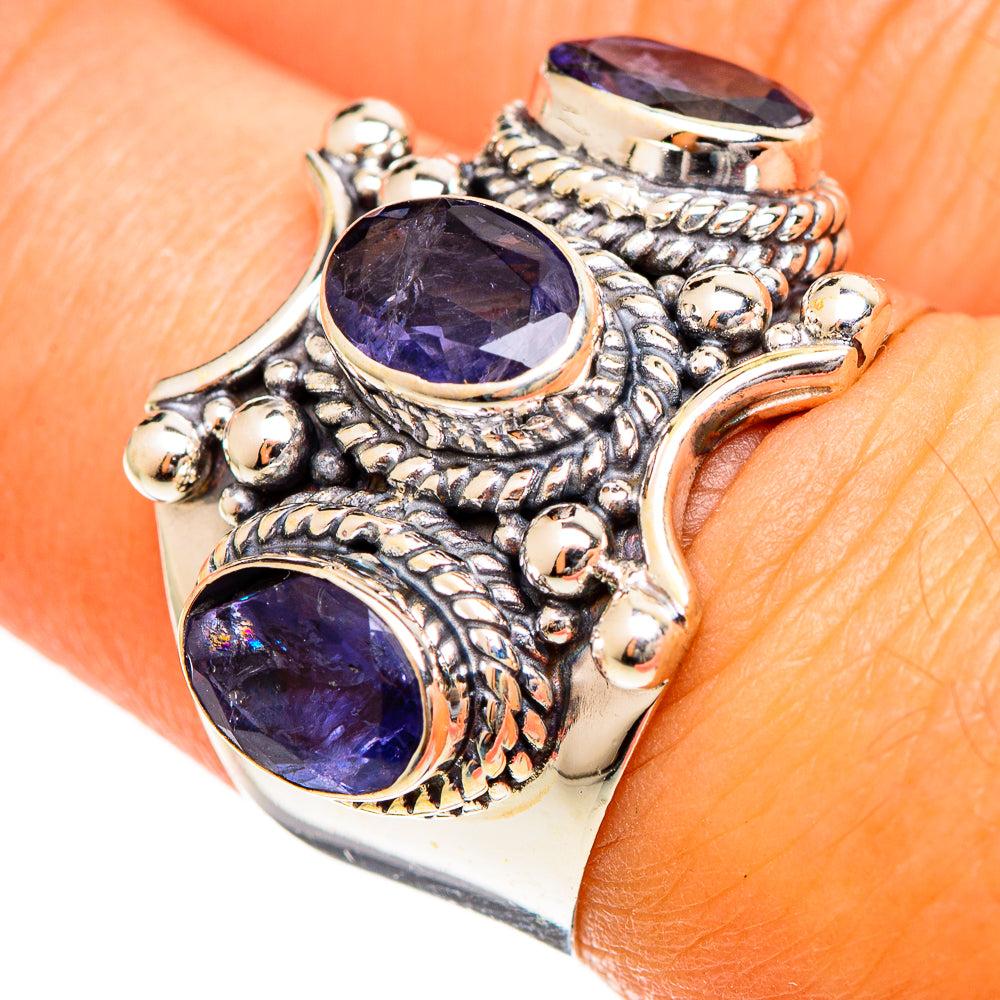 Violet Spinel Rings handcrafted by Ana Silver Co - RING109995