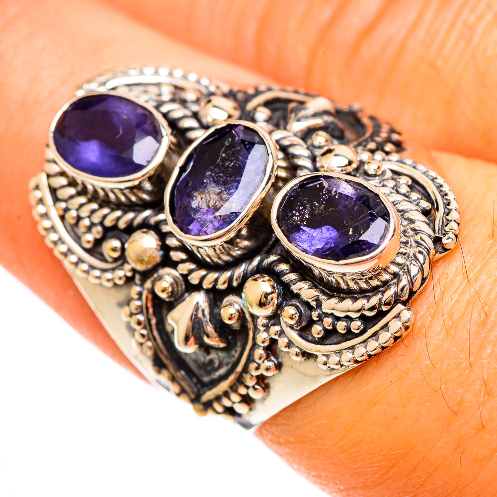 Violet Spinel Rings handcrafted by Ana Silver Co - RING109996