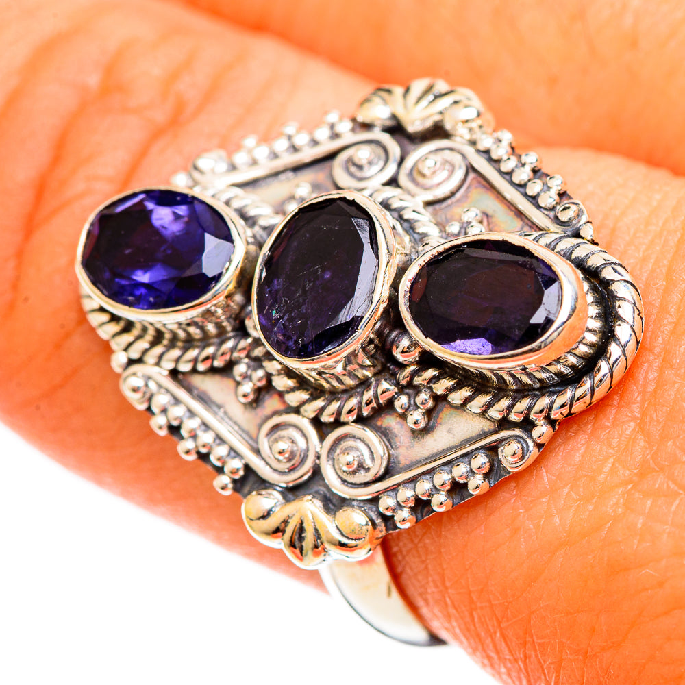 Violet Spinel Rings handcrafted by Ana Silver Co - RING109999