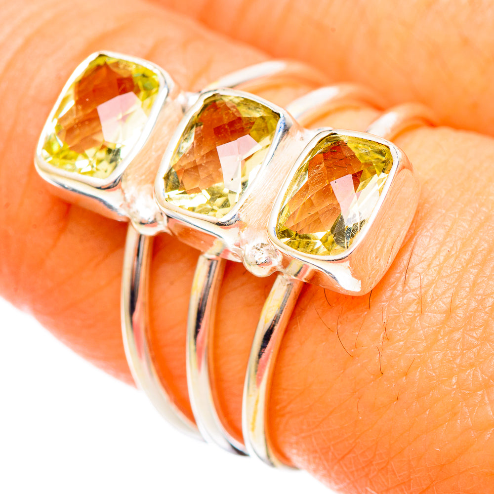 Citrine Rings handcrafted by Ana Silver Co - RING110011