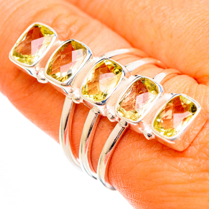 Citrine Rings handcrafted by Ana Silver Co - RING110012