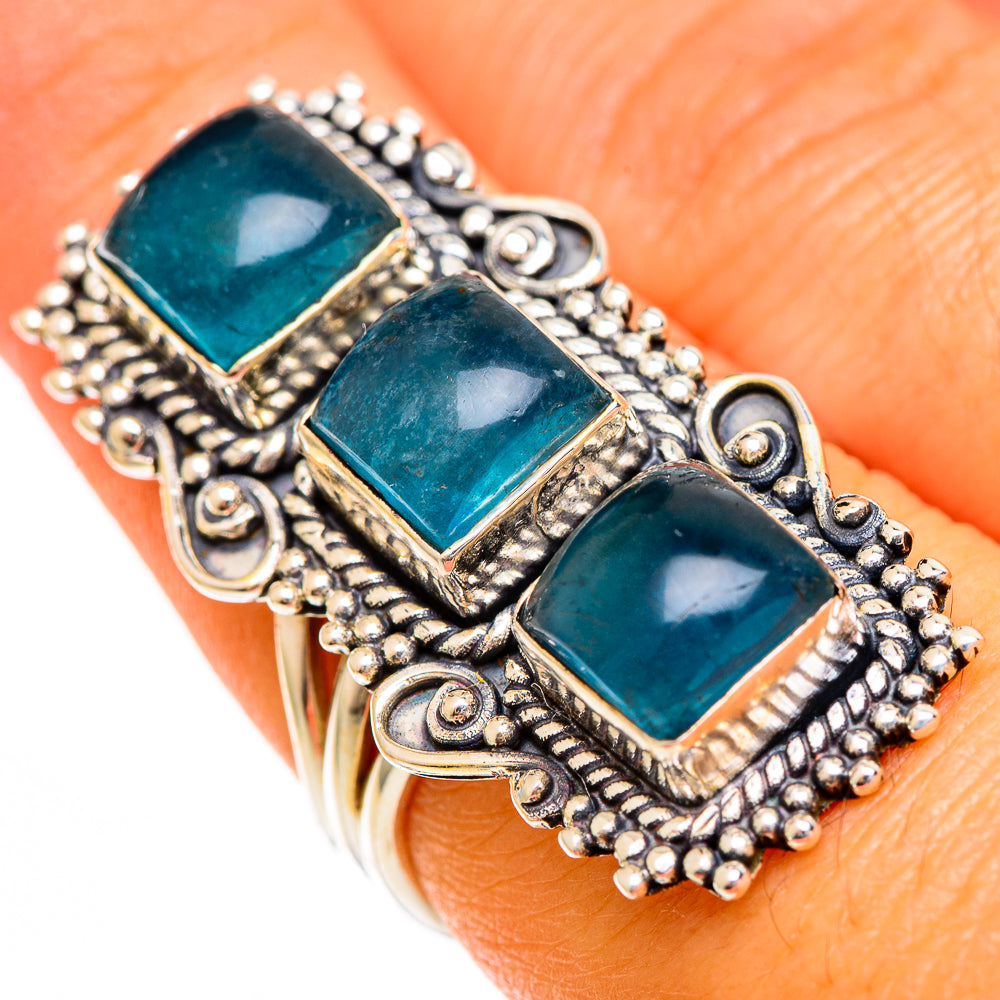 Apatite Rings handcrafted by Ana Silver Co - RING110018