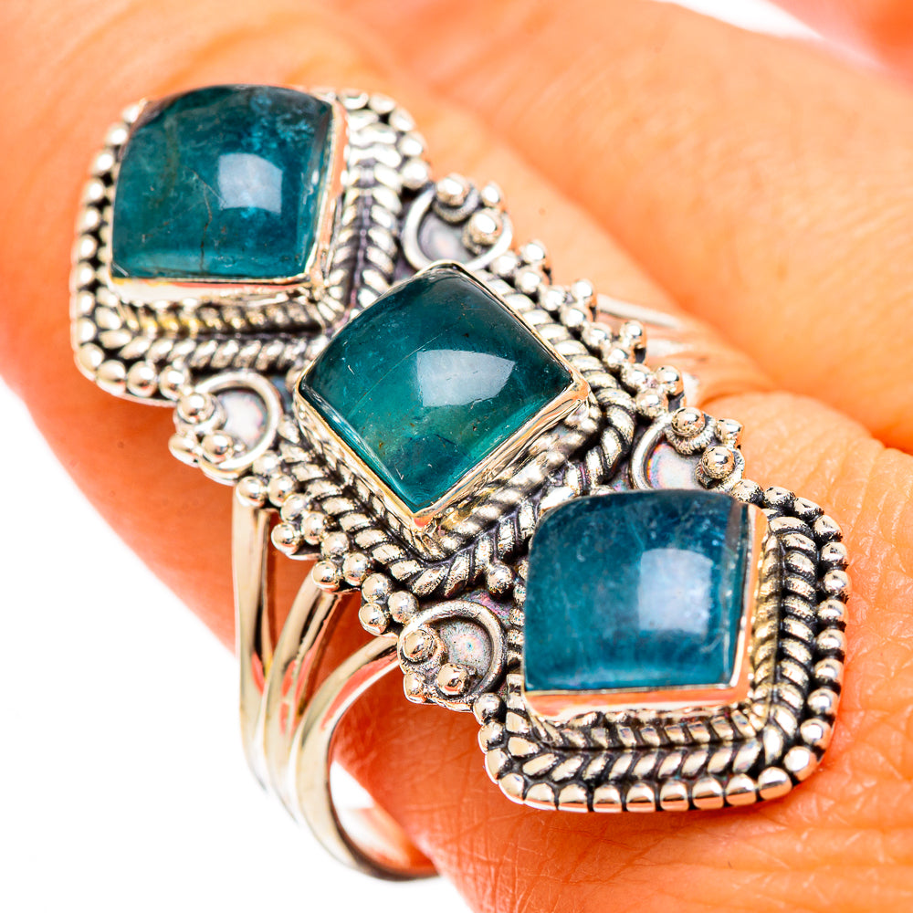 Apatite Rings handcrafted by Ana Silver Co - RING110020