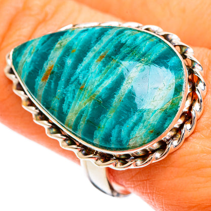 Amazonite Rings handcrafted by Ana Silver Co - RING110022