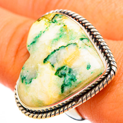 Ocean Jasper Rings handcrafted by Ana Silver Co - RING110023