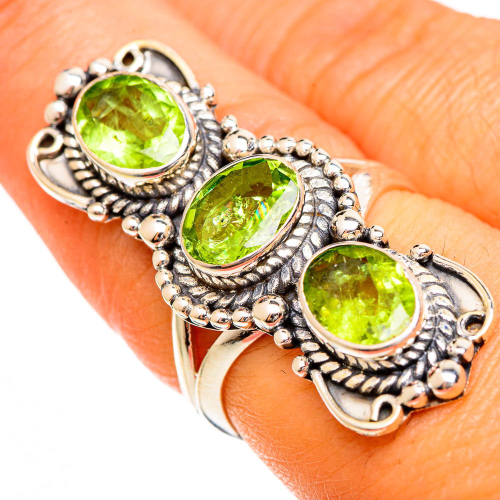 Peridot Rings handcrafted by Ana Silver Co - RING110024