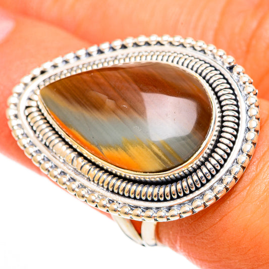 Imperial Jasper Rings handcrafted by Ana Silver Co - RING110027