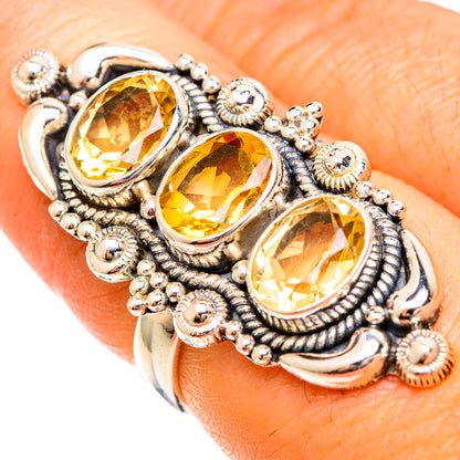 Citrine Rings handcrafted by Ana Silver Co - RING110032