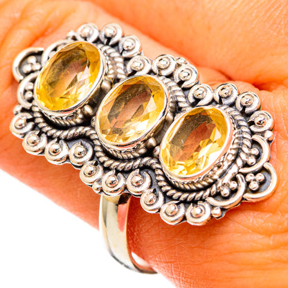 Citrine Rings handcrafted by Ana Silver Co - RING110034