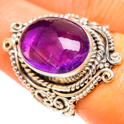 Amethyst Rings handcrafted by Ana Silver Co - RING110035