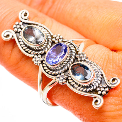 Violet Spinel Rings handcrafted by Ana Silver Co - RING110037