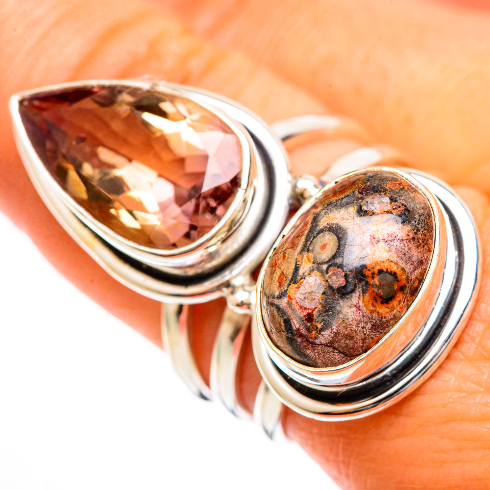 Ocean Jasper Rings handcrafted by Ana Silver Co - RING110047