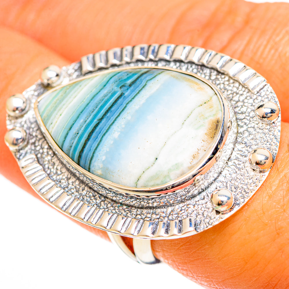 Ocean Jasper Rings handcrafted by Ana Silver Co - RING110058