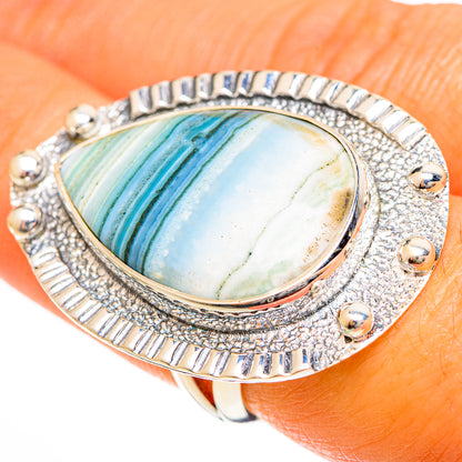 Ocean Jasper Rings handcrafted by Ana Silver Co - RING110058