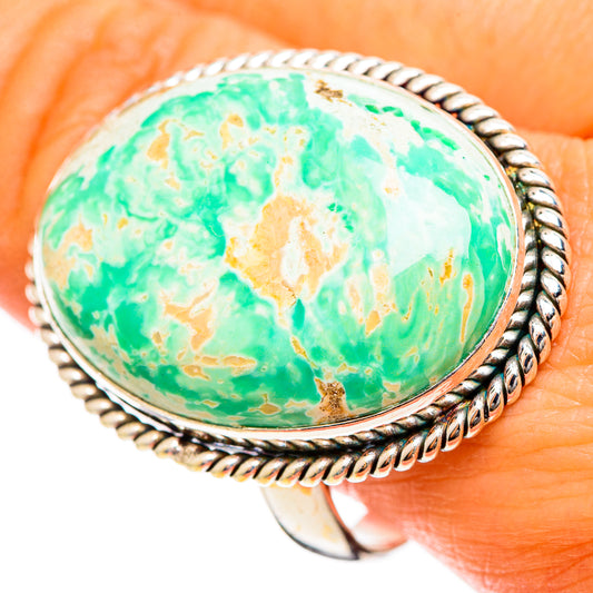 Variscite Rings handcrafted by Ana Silver Co - RING110059
