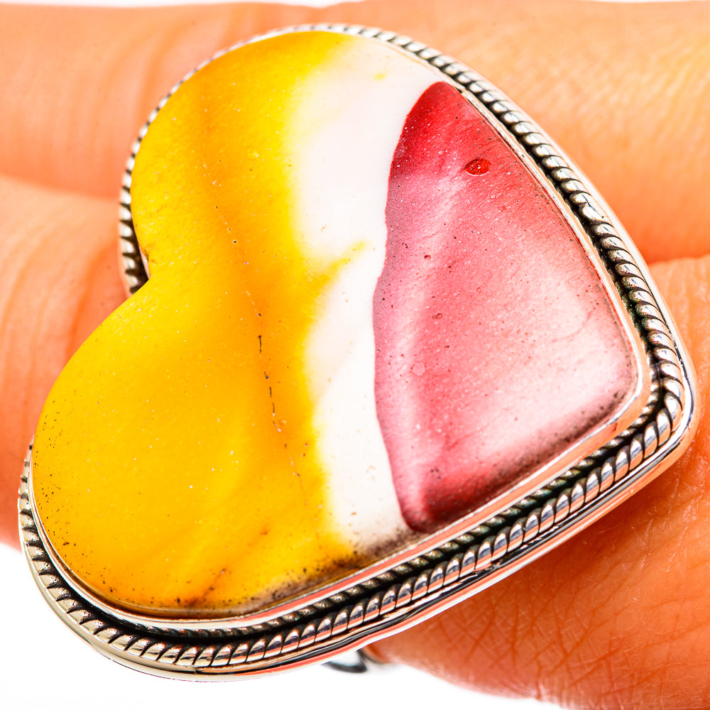 Mookaite Rings handcrafted by Ana Silver Co - RING110063