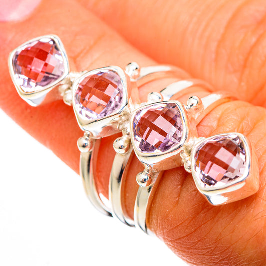 Kunzite Rings handcrafted by Ana Silver Co - RING110074